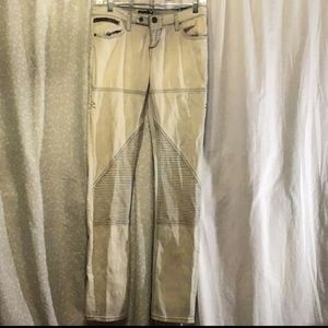 Women’s fox racing white washed jeans